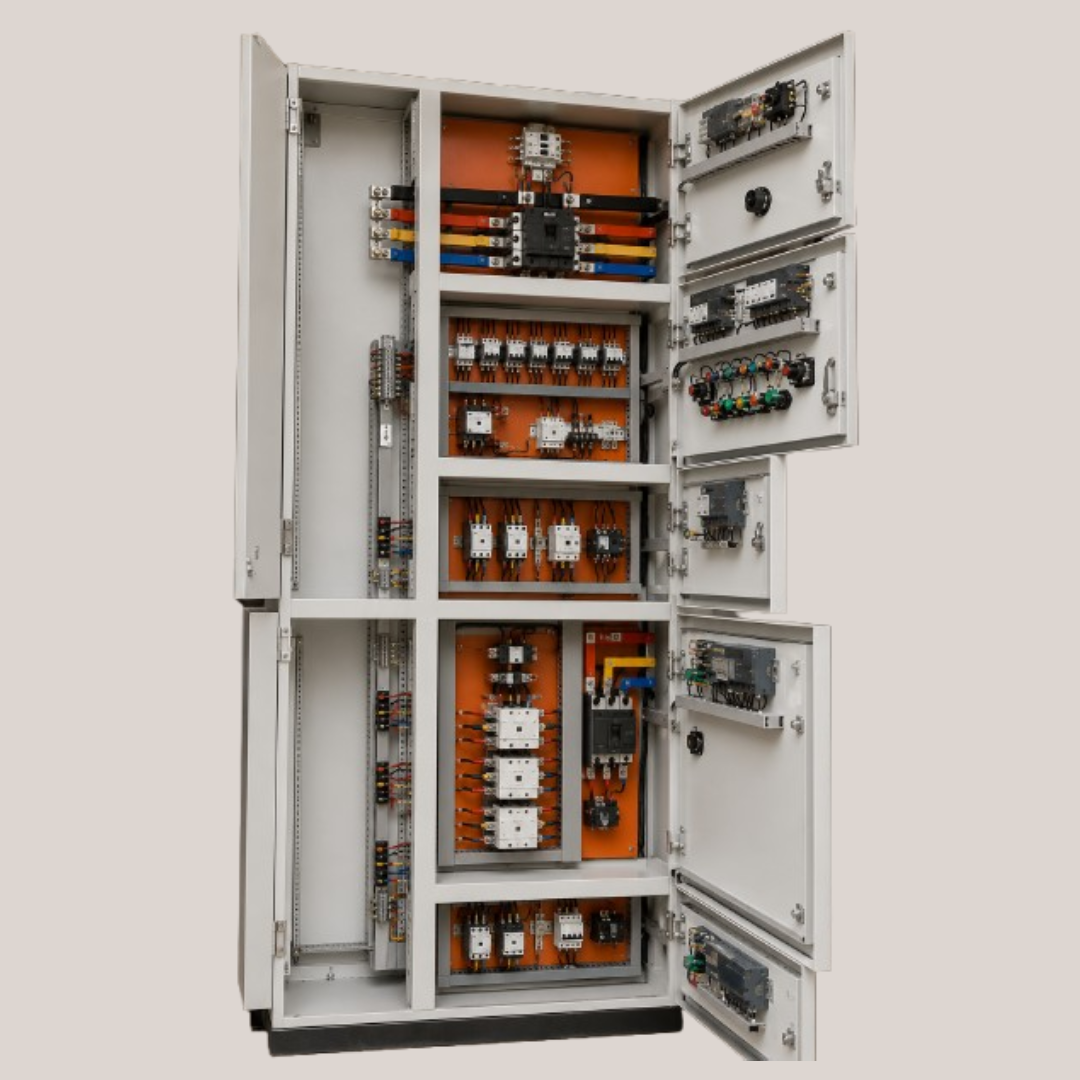 Fire Pump Control Panel open