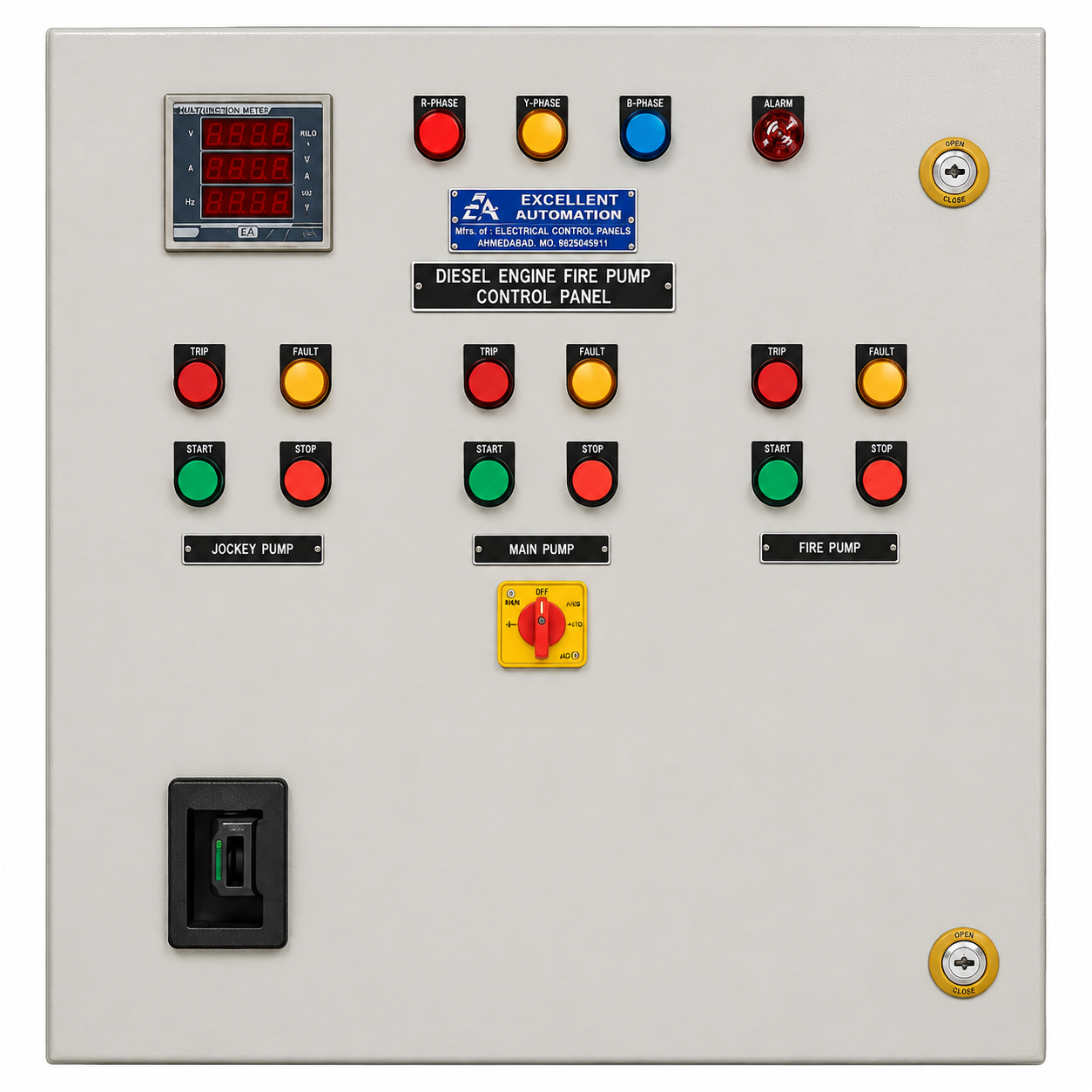 Diesel Engine Fire Pump Control panel