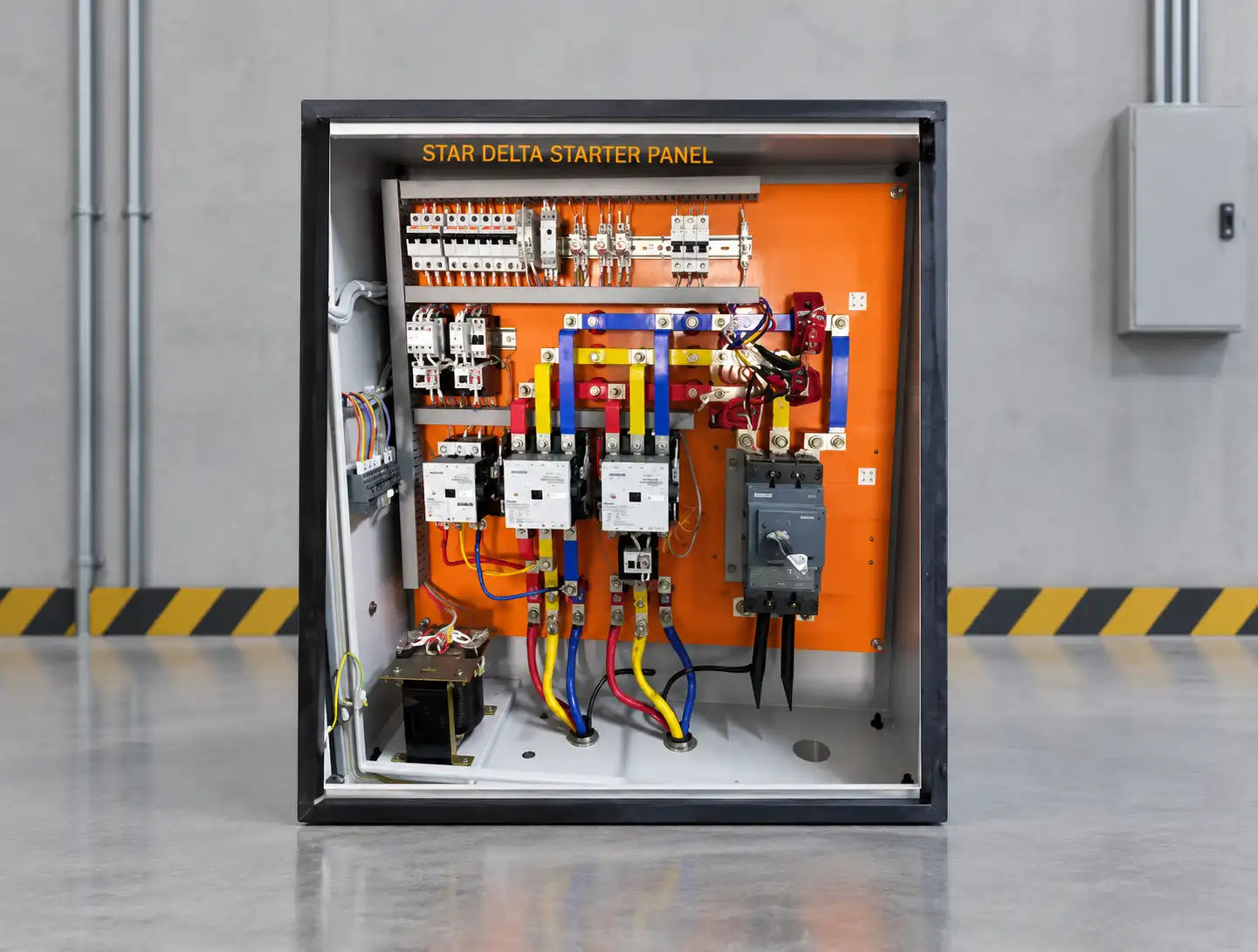 3 Phase Star Delta Starter Control Panel