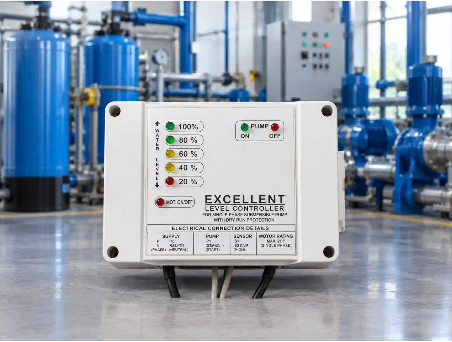 Automatic Water Level Indicator Cum Controller
